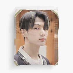 Jay Park Enhypen Map Duvet Cover