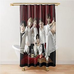 Enhyphen Border Carnival Concept Map Shower Curtain