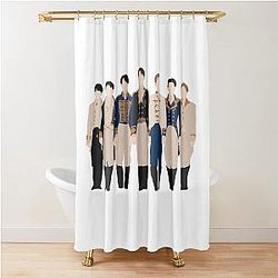 ENHYPEN Drunk Dazed Carnival Kpop Shower Curtain