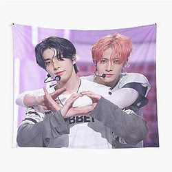 Heeseung and Jake Heejake Enhypen XO Tapestry