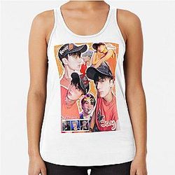 Enhypen, Jay, HSTAY, Design, Racerback Tank Top