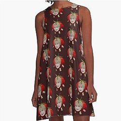 ENHYPEN Strawberry A-Line Dress