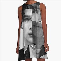 Ni Ki Nishimura Riki Dimension: Enhyphen A-Line Dress