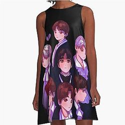 Enhypen Kpop A Line Dress