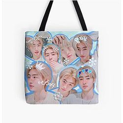 ENHYPEN Sunghoon collage design All Over Print Tote Bag