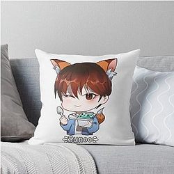 Sunoo Chibi Enhypen Throw Pillow
