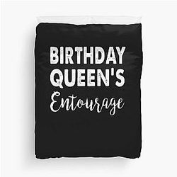Birthday Queen Duvet Cover