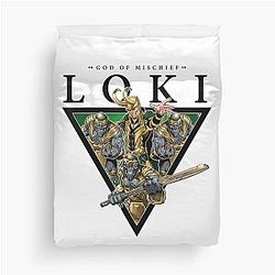 Loki the Master of Mischief Duvet Cover