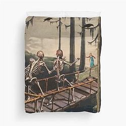 THE SILENT ENTOURAGE Duvet Cover
