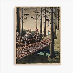 THE SILENT ENTERGUAGE Canvas Print