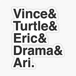 Entourage Character Sticker