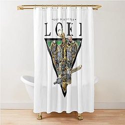 Loki the Master of Mischief Shower Curtain
