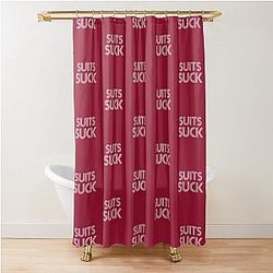 Suits Suck - Billy Walsh Entourage Quote - Retro Light Shower Curtain