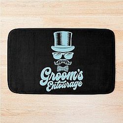 Groom's Entourage Bachelor's Bath Mat