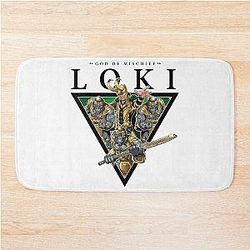 Loki the Master of Mischief & Entourage Bath Mat