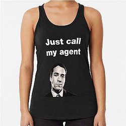 Ari Gold Entourage Just Call My Agent Racerback Tank Top