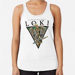 Loki the Master of Mischief Racerback Tank Top