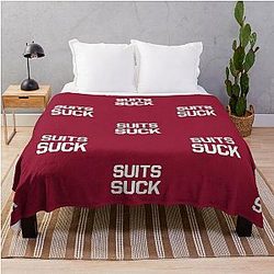 Suits Suck - Billy Walsh Entourage Quote - Light Weight Blanket