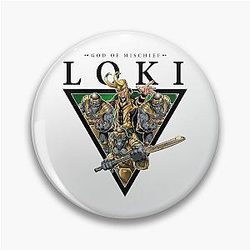 Loki Master of Mischief & Entourage Pin