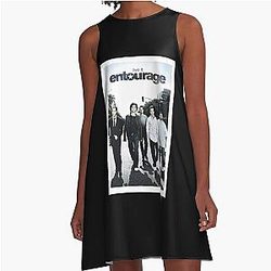 Classic Entourage Movie Poster A-Line Dress