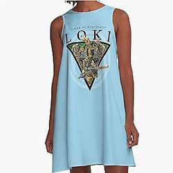Loki the Master of Mischief A-Line Dress