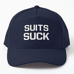 Suits Suck - Billy Walsh Entourage Quote - Light Baseball Cap