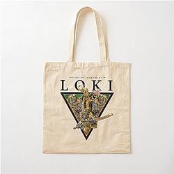 Loki The Master of Mischief Cotton Tote Bag