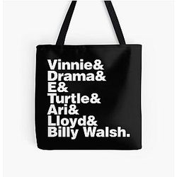 Girls  &  All Over Print Tote Bag