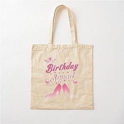 Birthday Squad Shirt, Birthday Party Shirts, Birthday Tee Cotton Tote Bag