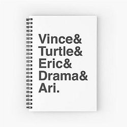 Entourage Characters Notebook