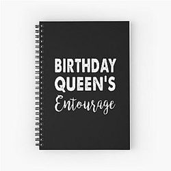Birthday Queen's Spiral Notebook