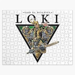 Loki Master of Mischief & Entourage Jigsaw Puzzle