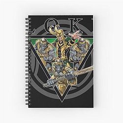 Loki The Master of Mischief Spiral Notebook