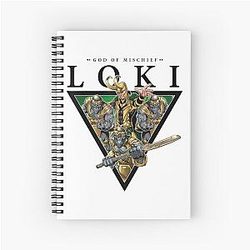 Loki the Master of Mischief Spiral Notebook