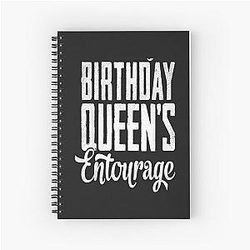 Birthday Queens Squad T-Shirt Spiral Notebook
