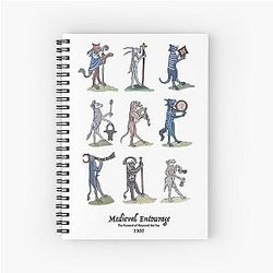Medieval Entourage: a beastly procession from 1300 Notebook