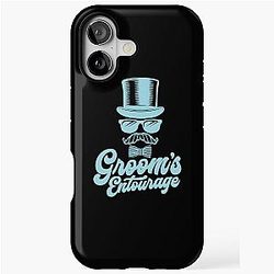 Groom's Entourage Py Bachelor's iPhone Tough Case