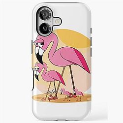 Flamingo iPhone Tough Case