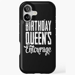 Birthday Queens Squad Women Girls Birthday Party T-Shirt iPhone Case