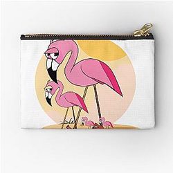 Flamingo Entourage Zipper Pouch