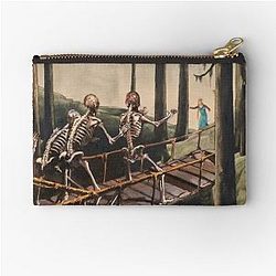 The Silent Entourage Zipper Pouch