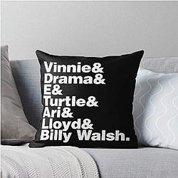 Entourage Throw Pillow