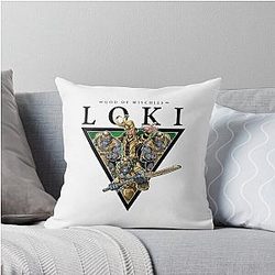 Loki Master of Mischief Throw Pillow