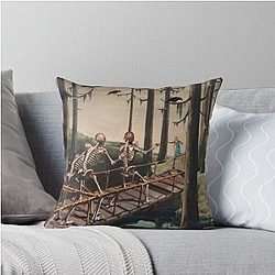 The Silent Entourage Throw Pillow