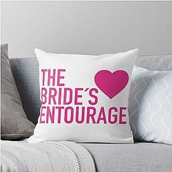The Bride's Throw Pillow