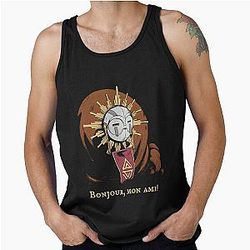 Esquie Clair Obscur Expedition 33 Bonjour Mon Ami Vintage 90s Fan Art Tank Top
