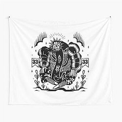 Esquie Clair Expedition Fan Art Tapestry
