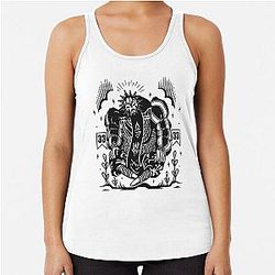 Esquis Clair Obscur Expedition 33 Video Game Racerback Tank Top