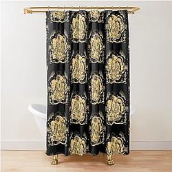 Esquie Clair Expedition 33 Vintage Shower Curtain
