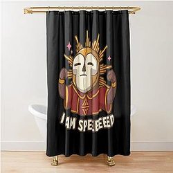 Esie I Am Speed Shower Curtain